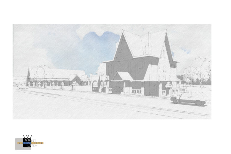 Proposed Visitor’s Center for Körner’s Folly and the Town of Kernersville