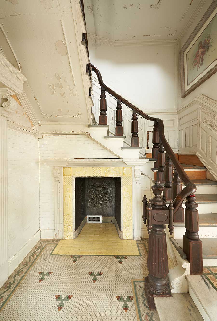 The North Staircase, before restoration