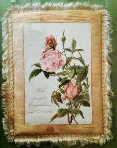 Original 1883 Valentine from Jule Körner to his wife Polly Alice.